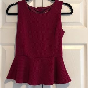 Elegant peplum top